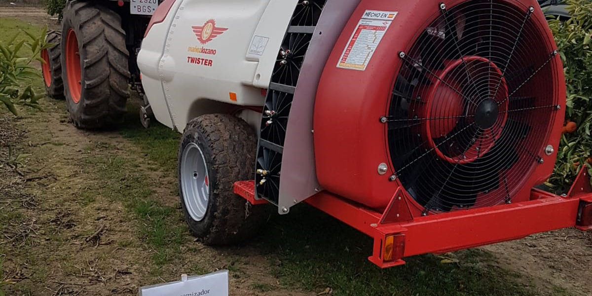 agromillora 1 Atomizador Twister en una jornada de Agromillora