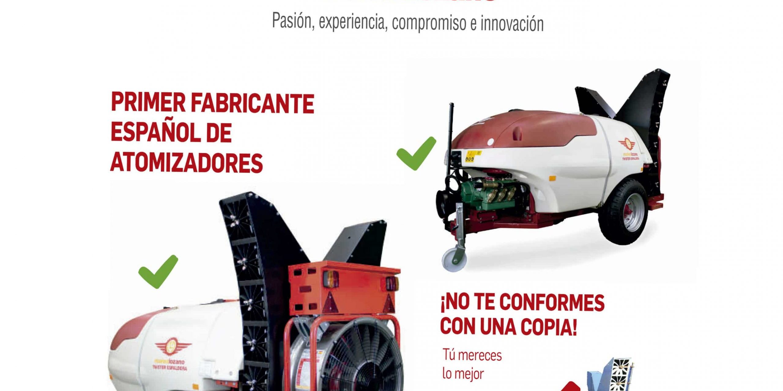 NO TE CONFORMES CON UNA COPIA-2 Primer fabricante español de atomizadores: no te conformes con una copia