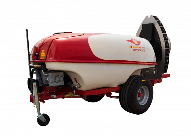 Narrow Twister S8 trailed sprayer by Mañez y Lozano
