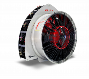 Mega Twister S5 fan in perspective