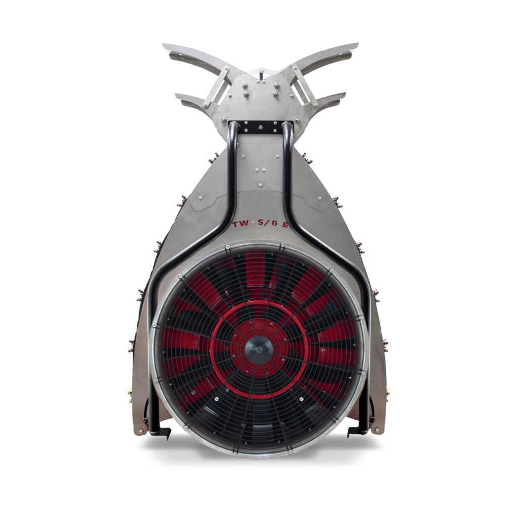 Narrow Twister S6 TOP fan, front view