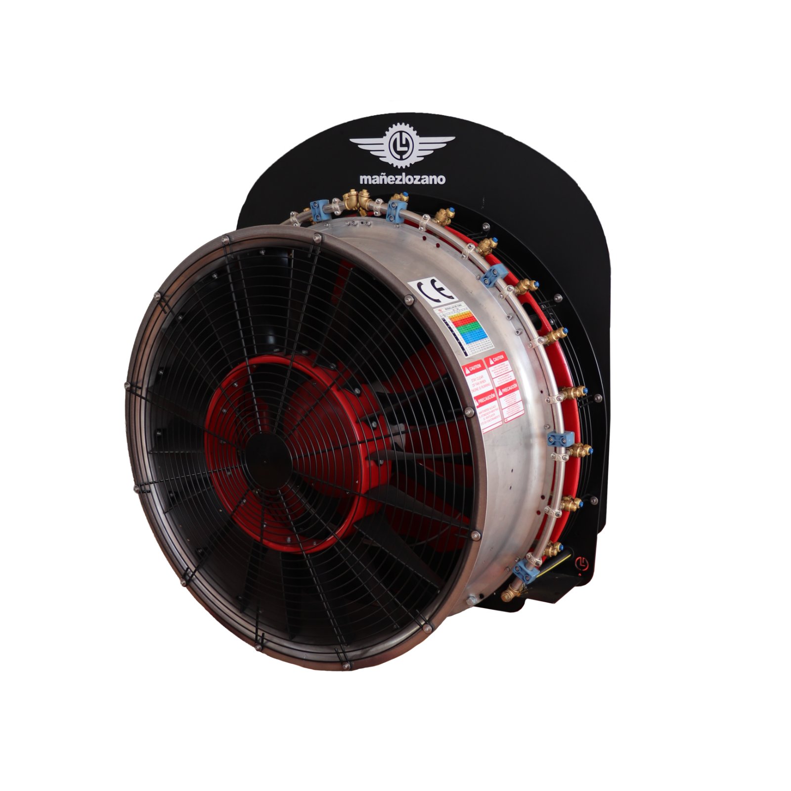 Citrus mounted sprayer fan, perspective view