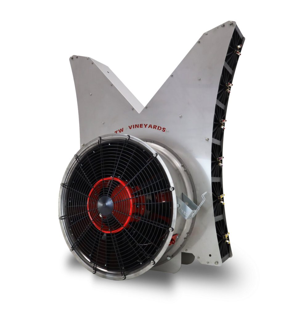 Ventilateur Narrow Twister Espaldera en perspective