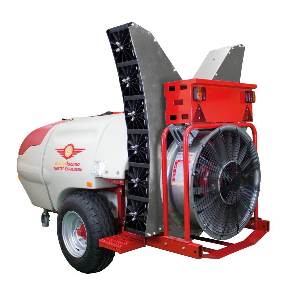 Atomiseur Narrow Twister Espaldera vu de derrière