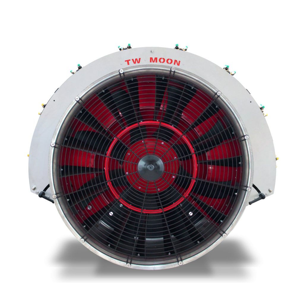 Ventilateur Twister Moon, vue de face