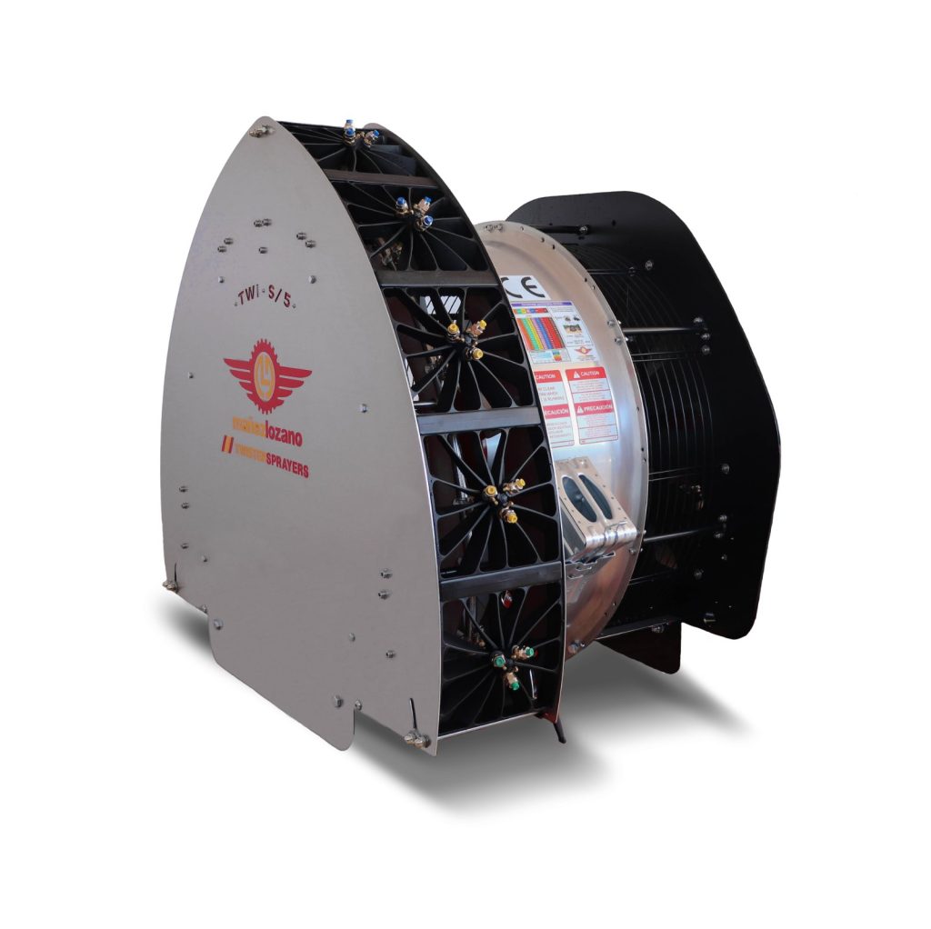 Ventilateur Narrow Twister S5 à ventilation inversée, en perspective