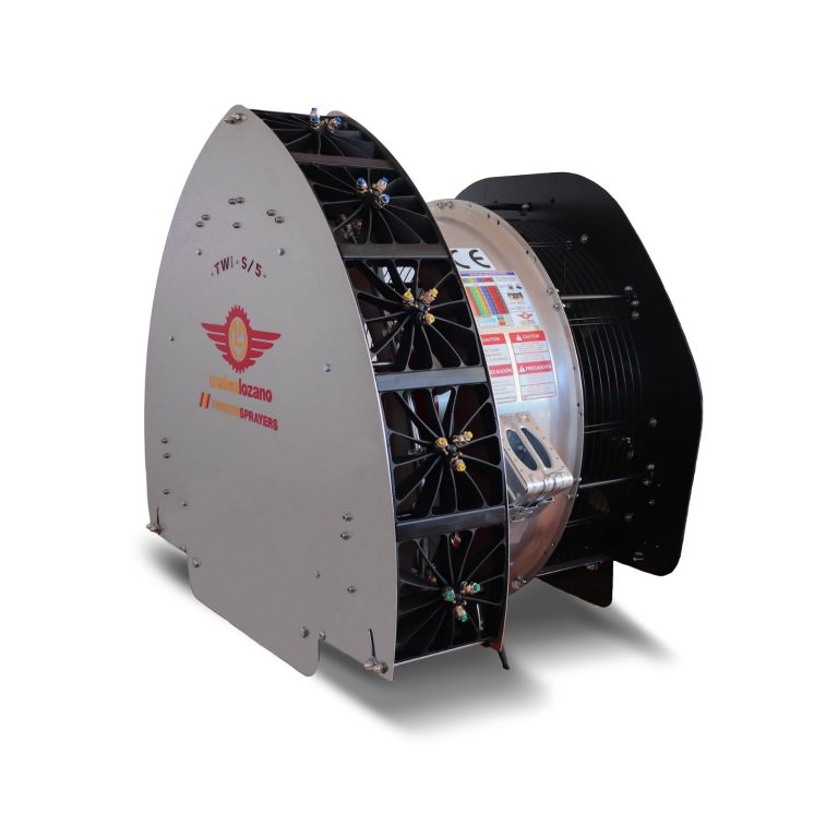 Ventilador Narrow Twister S5 invertido en perspectiva