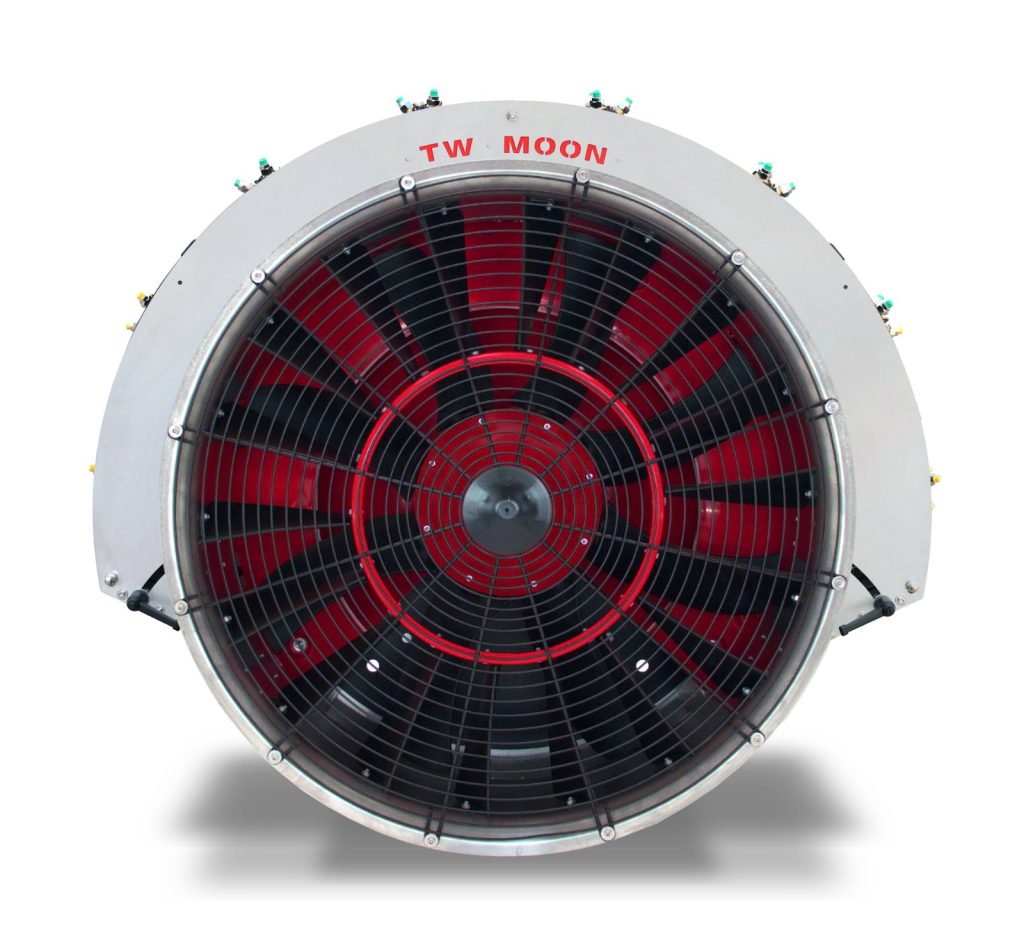 Ventilateur Mega Twister Moon, vue de face