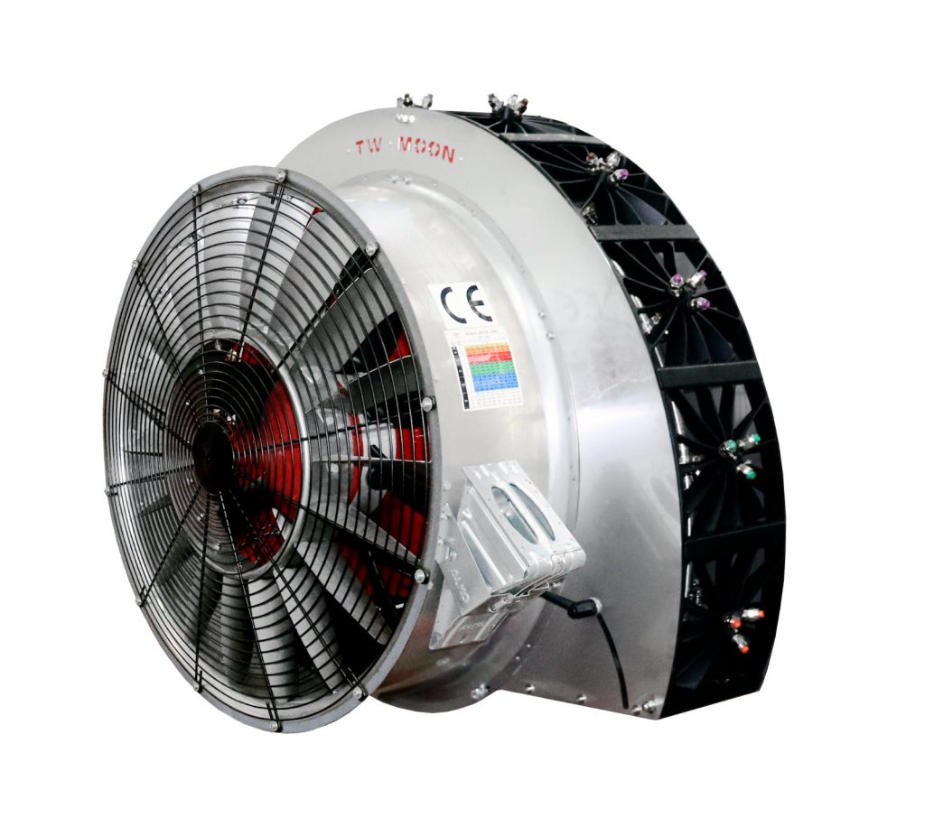 Ventilateur Narrow Twister Moon en perspective