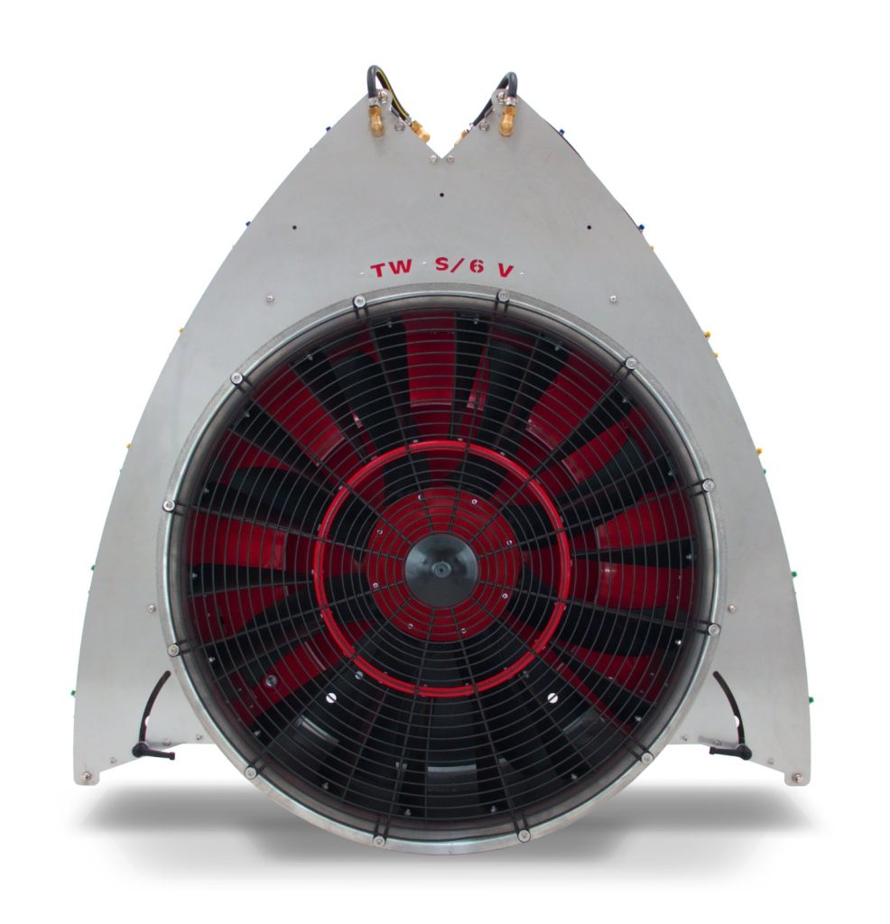 Ventilador Twister S6, vista frontal