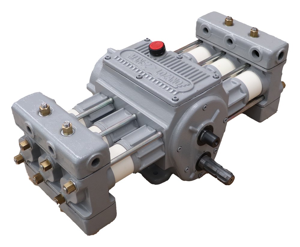 Mañez y Lozano ML-A1D-EP double piston pump with reduction gear