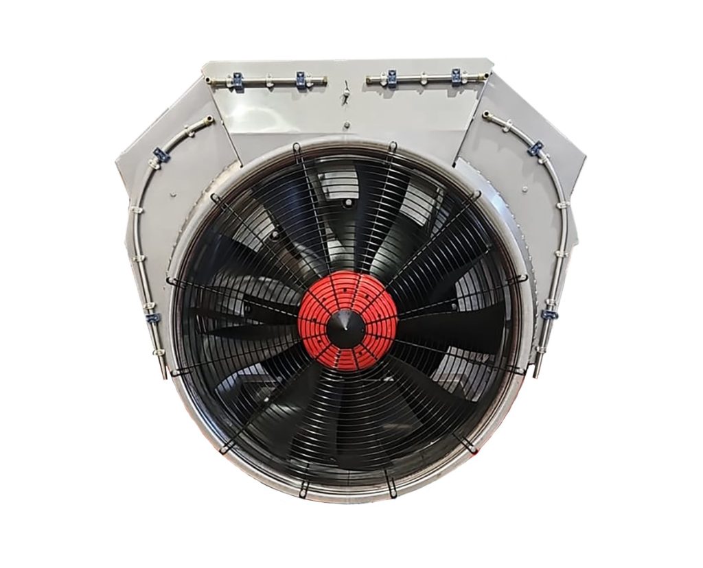 Mega Twister Brutus fan, front view